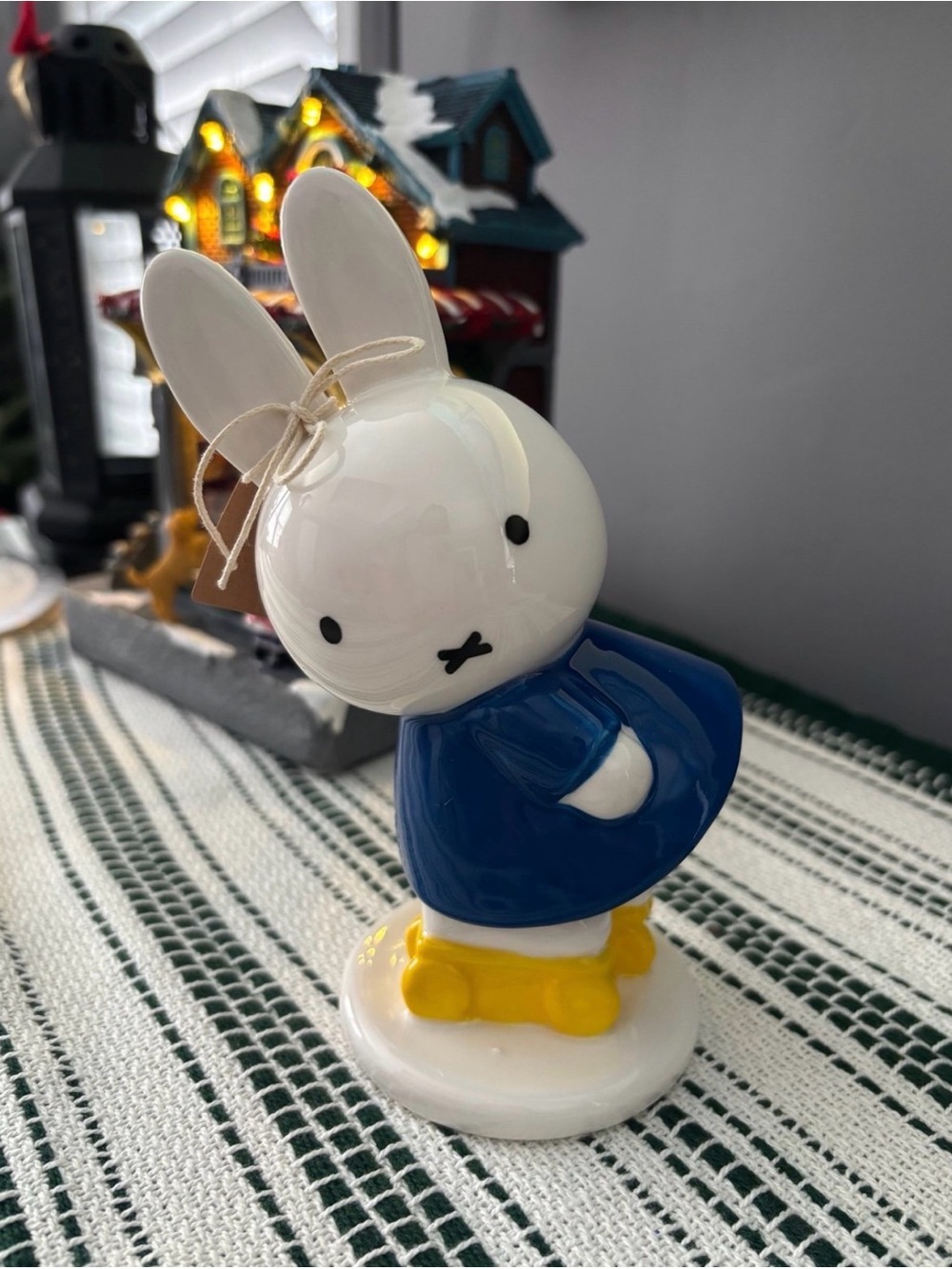 Miffy Ceramic Figurine- on roller skates